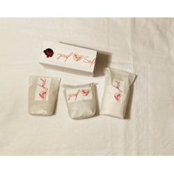 unsere JoseflovesBeef Getreideprodukte und Apfelsaft
